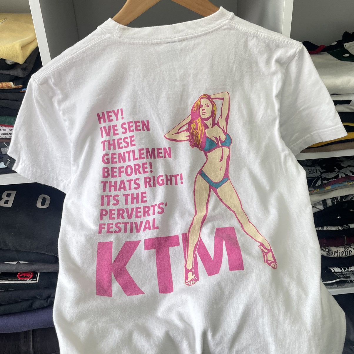 Hysteric Glamour 🇯🇵 KTM SEXY LADIES HYSTERIC GLAMOUR INSPIRED WOMEN TSHIRT Size US XS / EU 42 / 0 - 2 Thumbnail