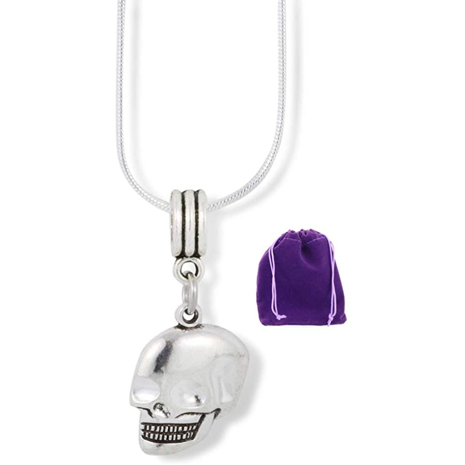 & Other Stories Skull Necklace - Smiling Skull Pendant Necklace Jewelry Size ONE SIZE - 1 Thumbnail