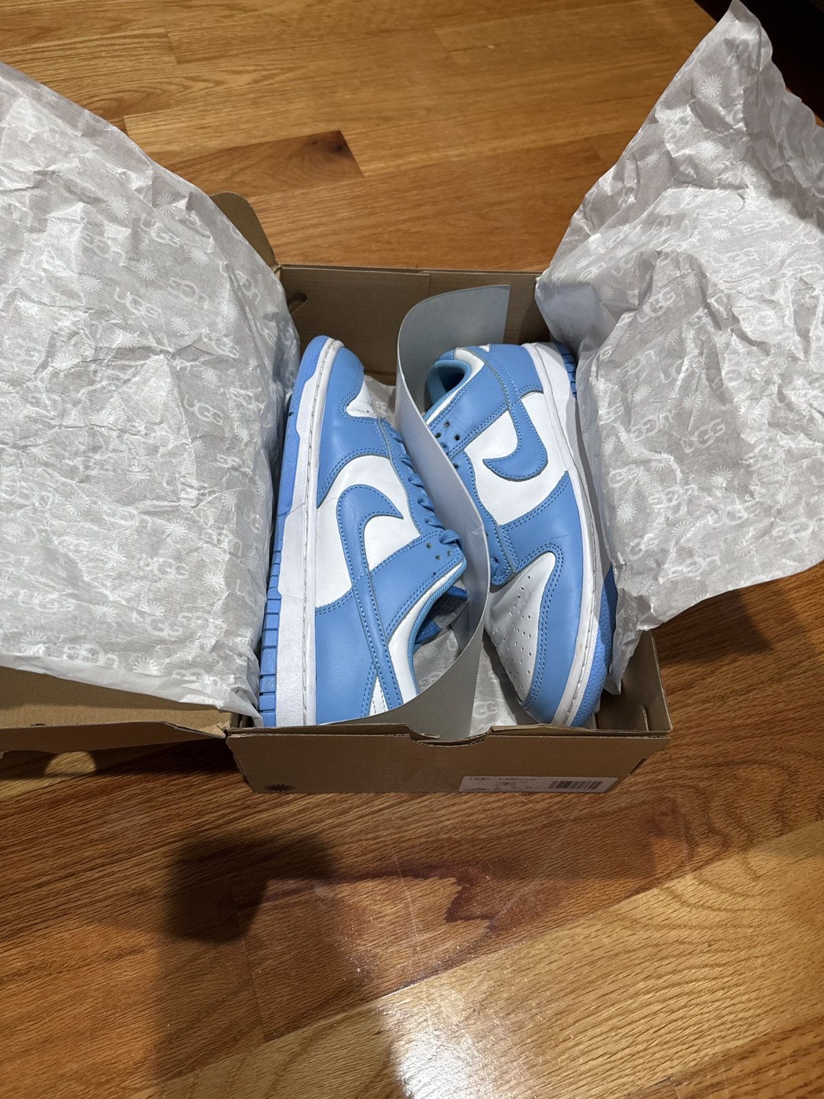 Nike UNC (University) Dunks Size US 8.5 / EU 41-42 - 8 Thumbnail