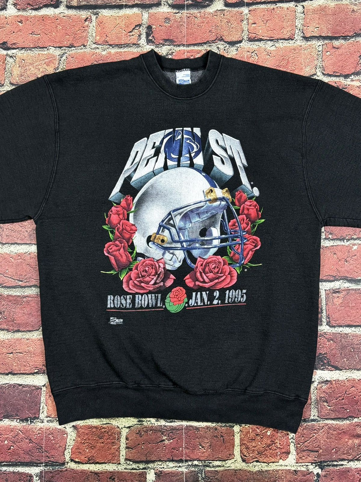 Salem Sportswear Vintage 1995 Penn State Nittany Lions Rose Bowl Sweatshirt Size US XL / EU 56 / 4 - 2 Thumbnail