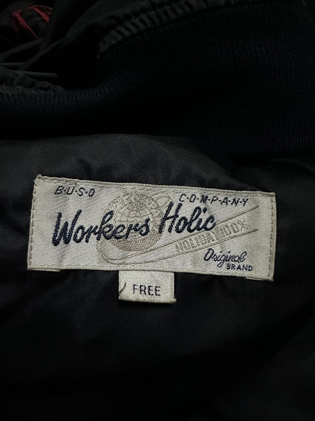 Japanese Brand Vintage Buso company worker holic bomber jacket Size US L / EU 52-54 / 3 - 6 Thumbnail