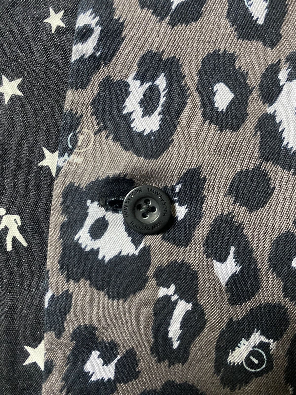 Sophnet. Rare Sophnet. x GU 1MW Leopard Mix Button Shirt Size US M / EU 48-50 / 2 - 6 Thumbnail