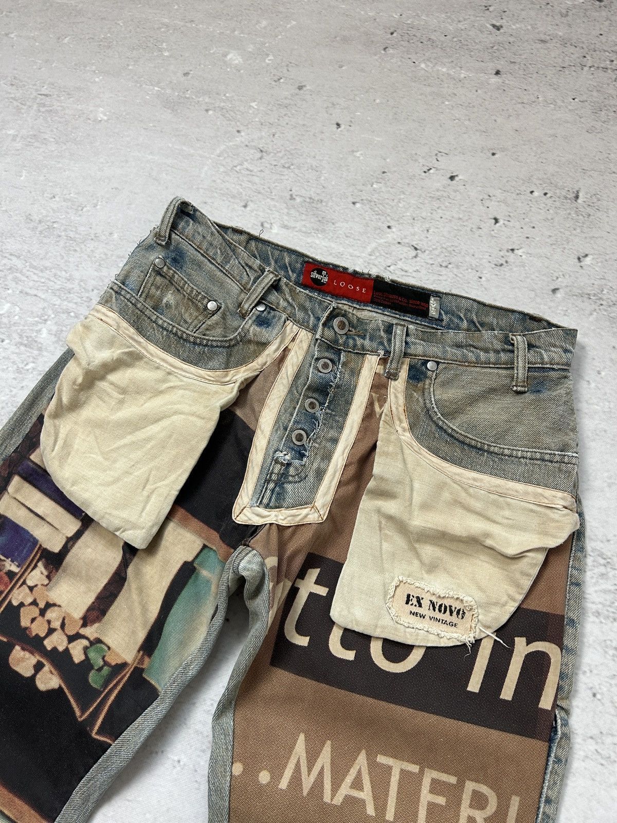 Levi's Vintage Clothing 🔥VINTAGE LEVIS SILVER TAB CUSTOM DISTRESSED DENIM JEANS 90s🔥 Size US 32 / EU 48 - 5 Thumbnail