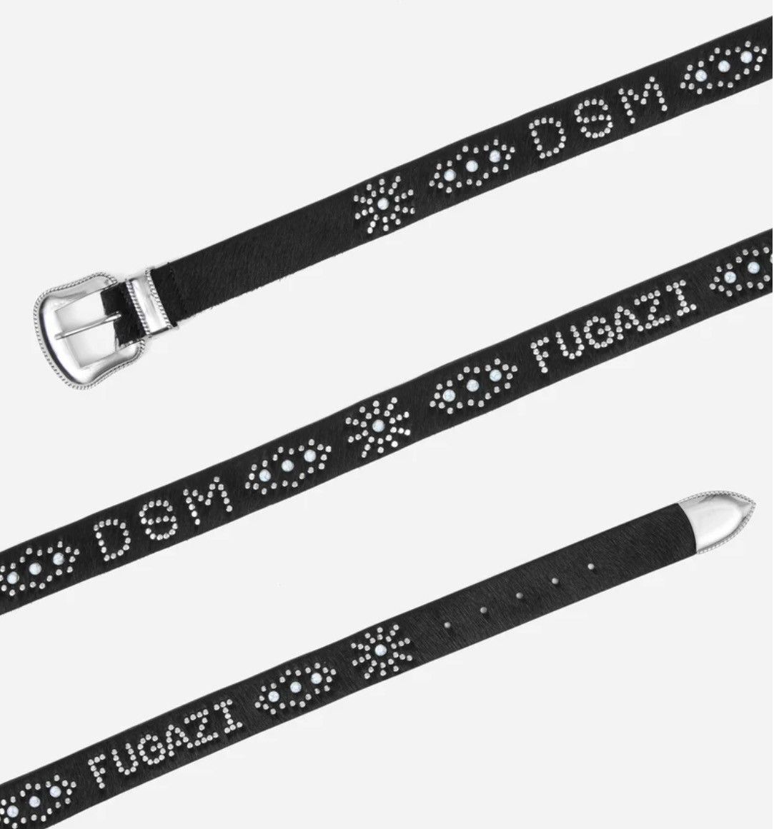 Fugazi x DSM Pony Hair Studded Western Belt