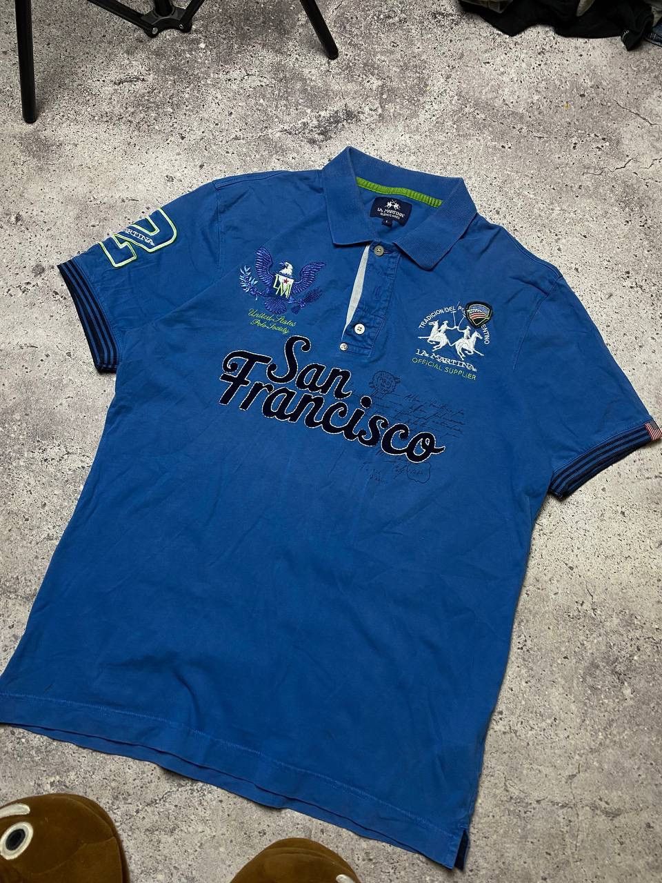 La Martina Vintage La Martina San Francisco #2 Polo T-Shirt Size US L / EU 52-54 / 3 - 3 Thumbnail