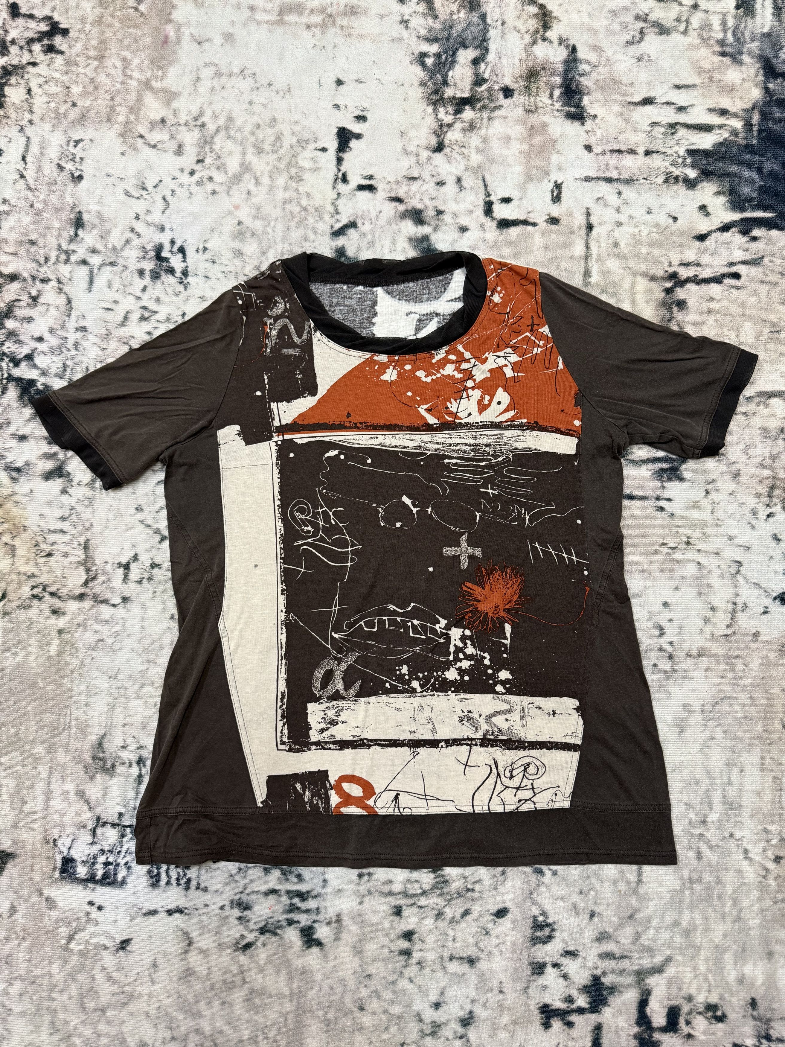 Japanese Brand × Vintage Halfmile all overpint tshirt Size S / US 4 / IT 40 - 3 Thumbnail