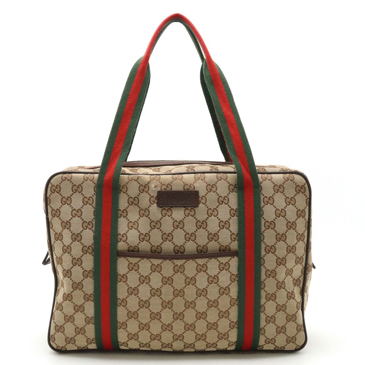 Gucci Gucci Gucci GG Canvas Sherry Line Tote Bag 189753 Canvas Tote Bag 189753 in Great Condition Size ONE SIZE - 1 Thumbnail