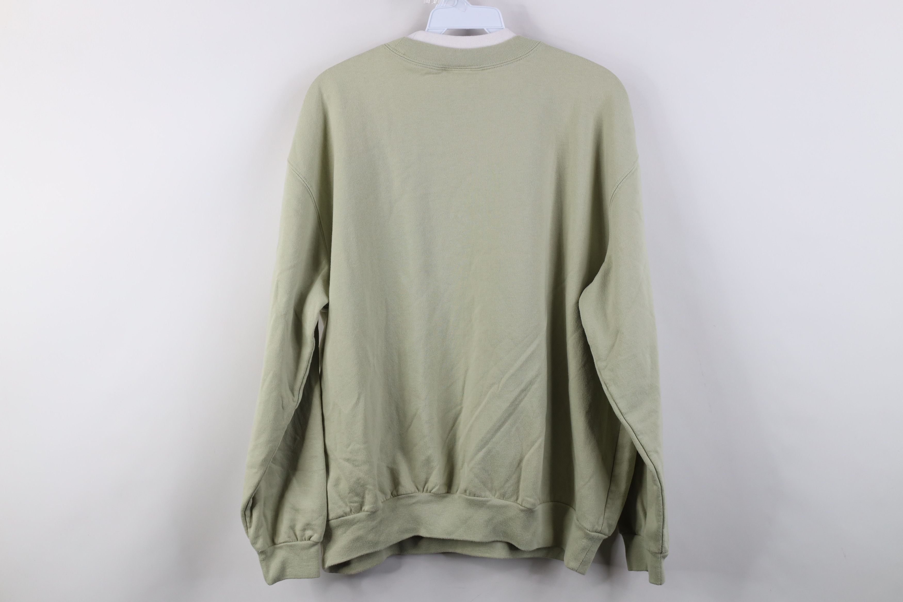 Vintage Vintage 90s Y2K Streetwear Butterfly Nature Sweatshirt Green Size XL / US 12-14 / IT 48-50 - 12 Thumbnail