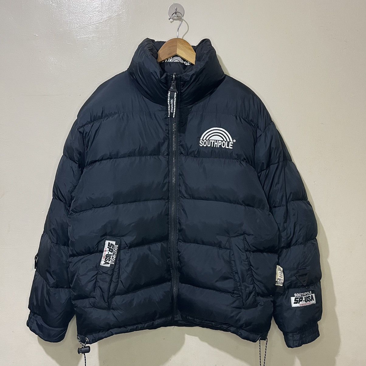 Southpole Y2K SOUTHPOLE Hiphop Reversible Down Puffer Jacket Size US S / EU 44-46 / 1 - 18 Thumbnail