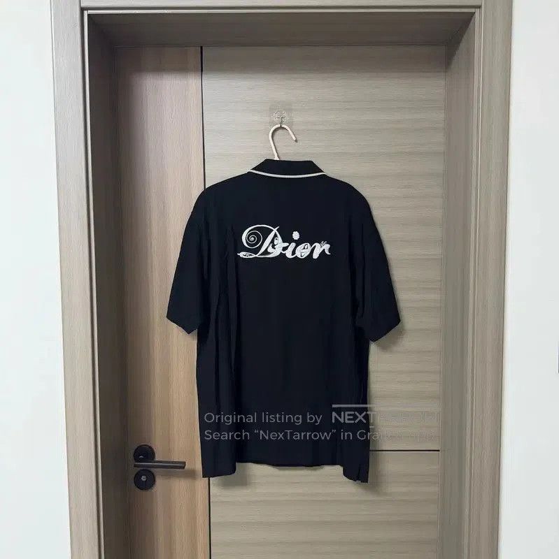 Dior Dior Black Cotton Polo Shirt for Men . Size US XL / EU 56 / 4 - 2 Thumbnail
