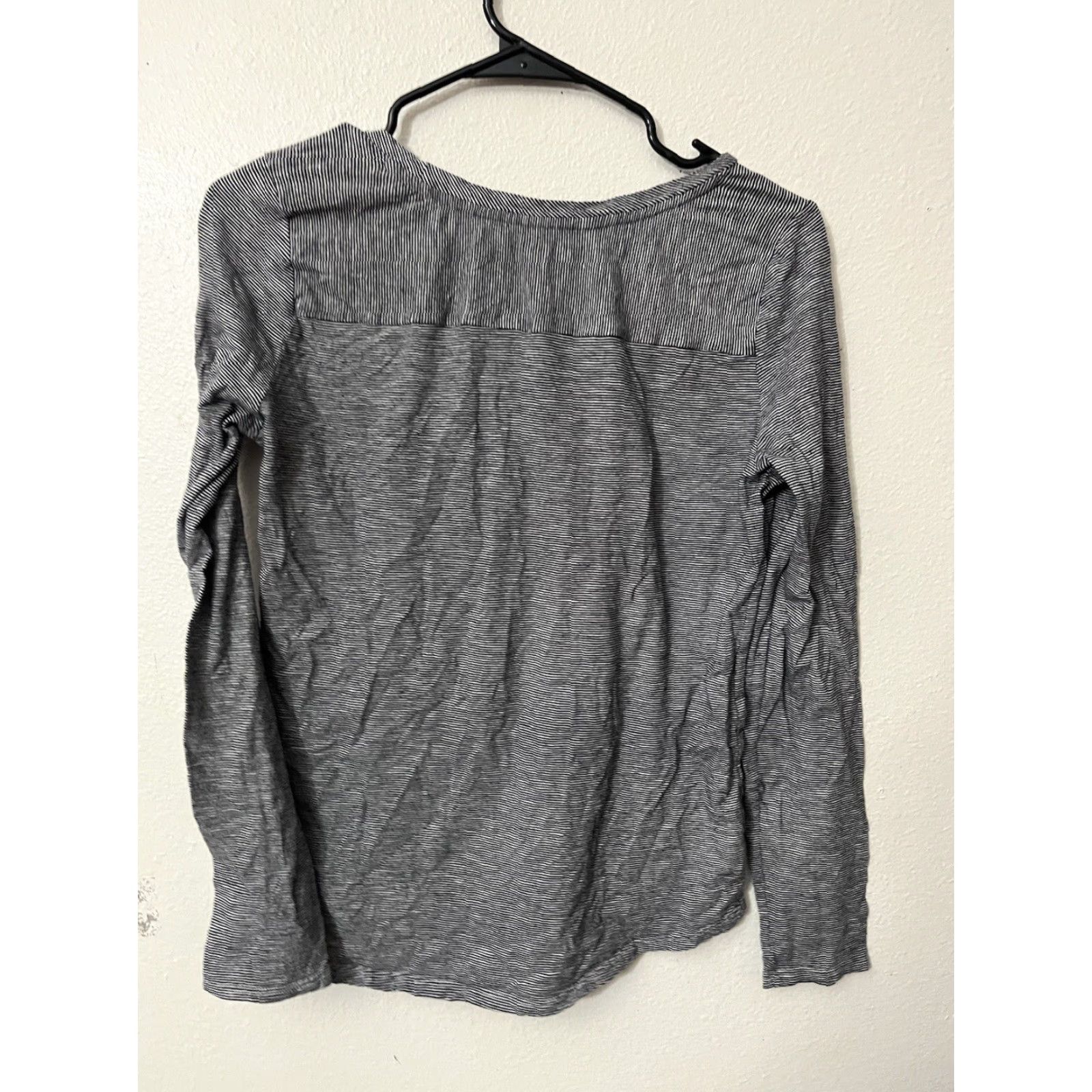 Ann Taylor Ann Taylor Loft Women's Long Sleeve Striped Crew Neck T-Shirt Stretch Top L Multicolor Casual Classic Size L / US 10 / IT 46 - 2 Thumbnail
