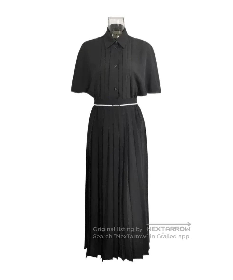 Miu Miu MiuMiu Short Sleeve Shirt Dress 2025. Size M / US 6-8 / IT 42-44 - 6 Thumbnail