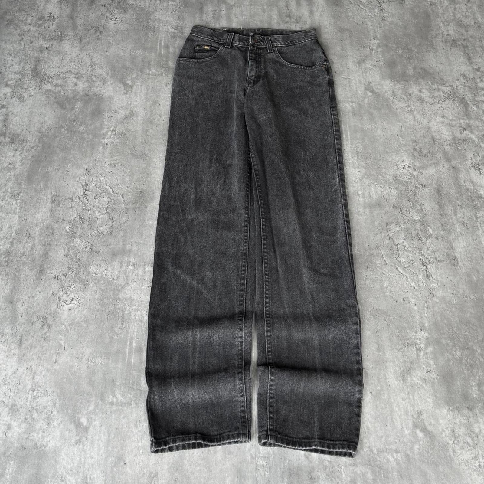 Lee × Levi's Vintage Clothing × Vintage Vintage 90s Faded Black Grunge Opium Carti Denim Jeans Size US 28 / EU 44 - 1 Thumbnail