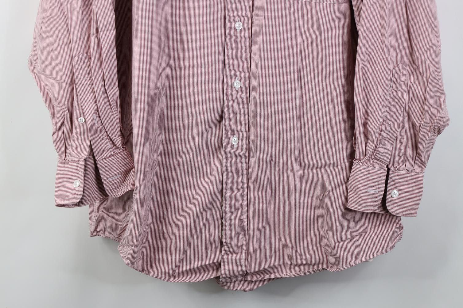Lands' End Vintage 90s Lands End Cotton Button Down Shirt Red Plaid USA Size US M / EU 48-50 / 2 - 3 Thumbnail