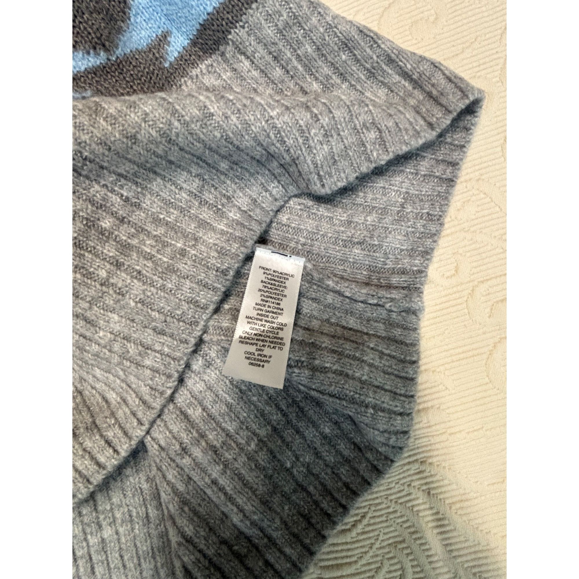 Other a.n.a. Women’s Nordic Pattern Crew Neck, Mixed Stitch sweat Size L / US 10 / IT 46 - 6 Thumbnail