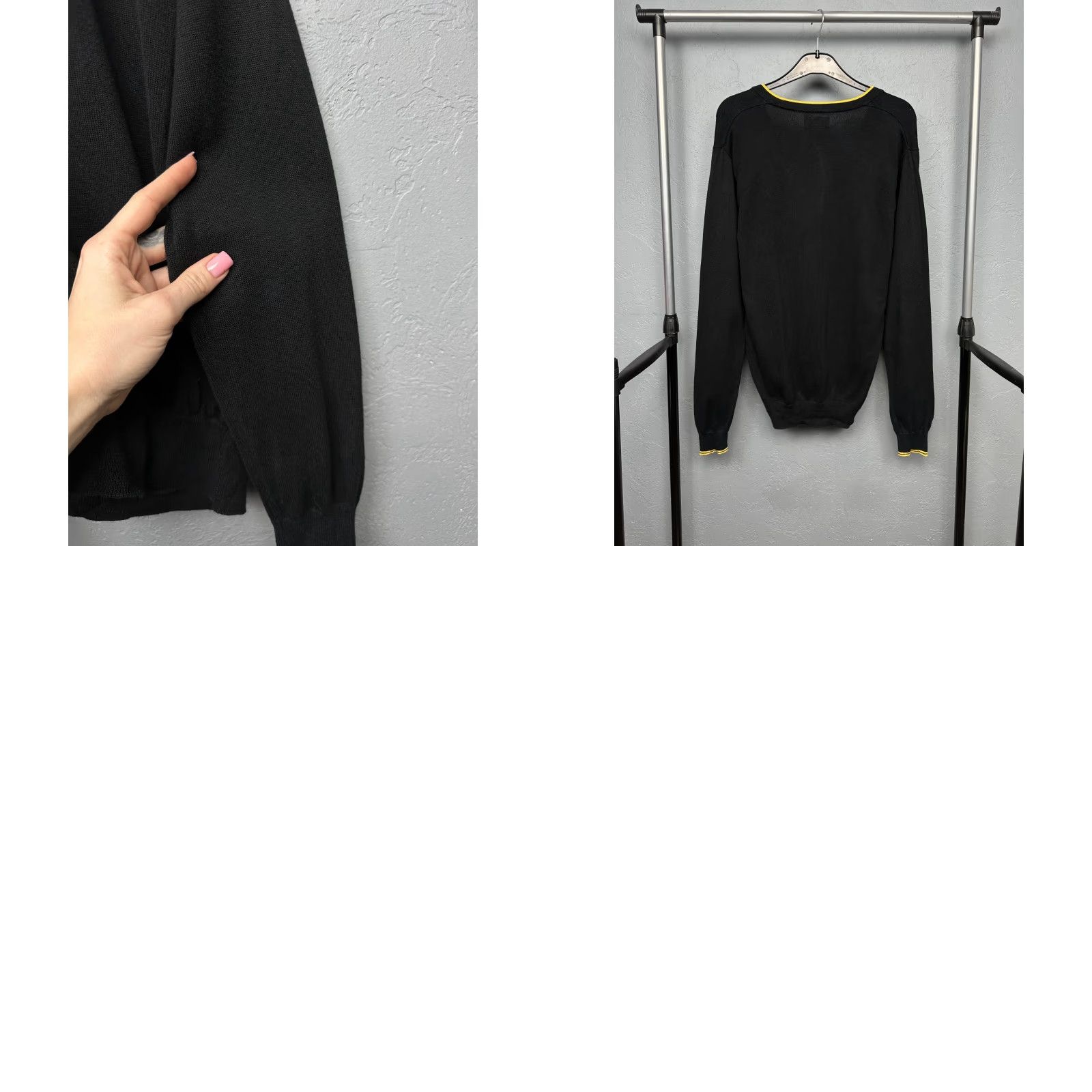 Fred Perry Fred Perry Vintage Cardigan Sweater Mens M Black Cotton Logo Shirt Size US M / EU 48-50 / 2 - 8 Thumbnail