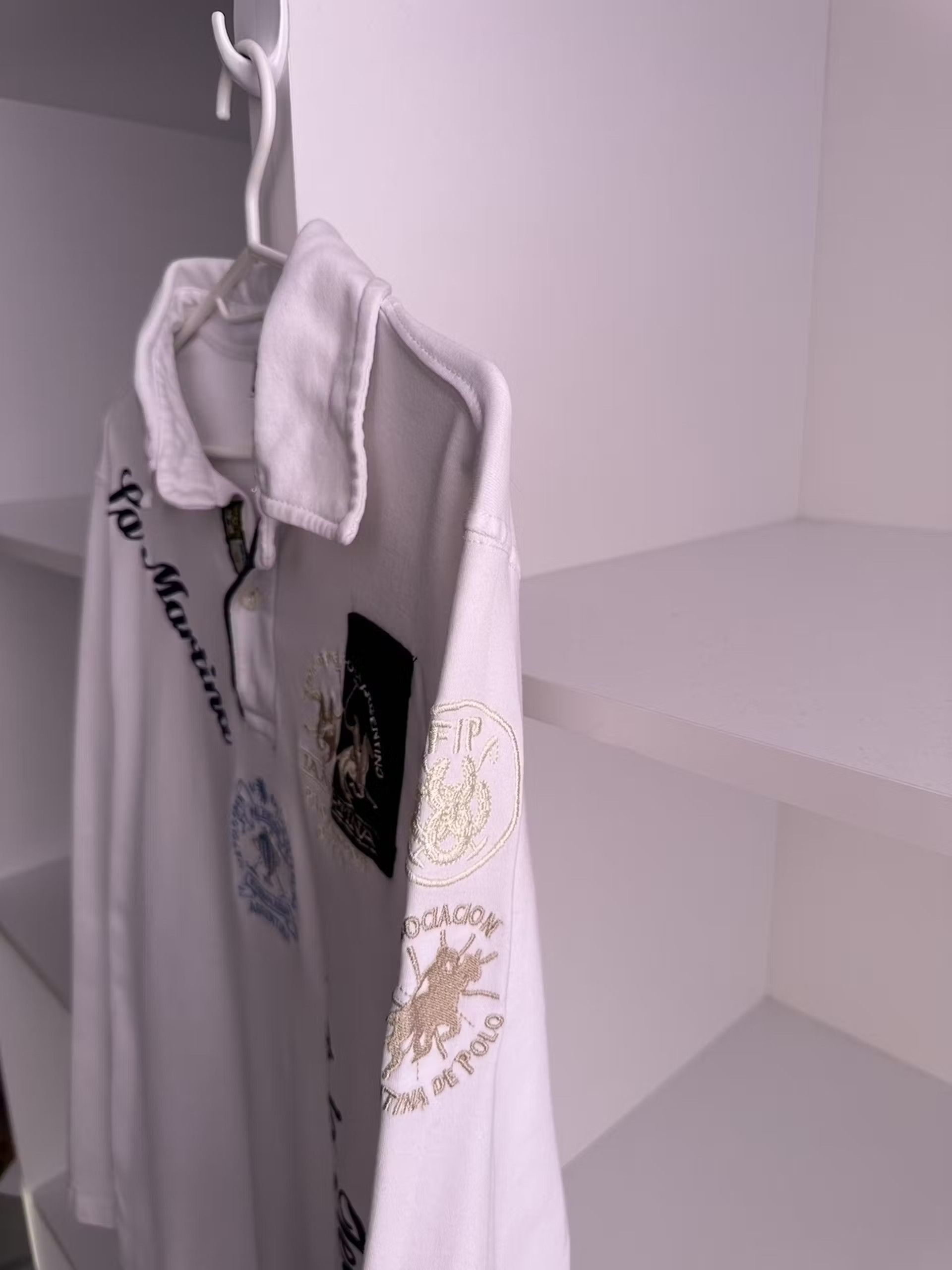 La Martina × Polo Ralph Lauren × Vintage Vintage La Martina Polo Team 4 Argentina Long Sleeve Rugby Size US M / EU 48-50 / 2 - 9 Thumbnail