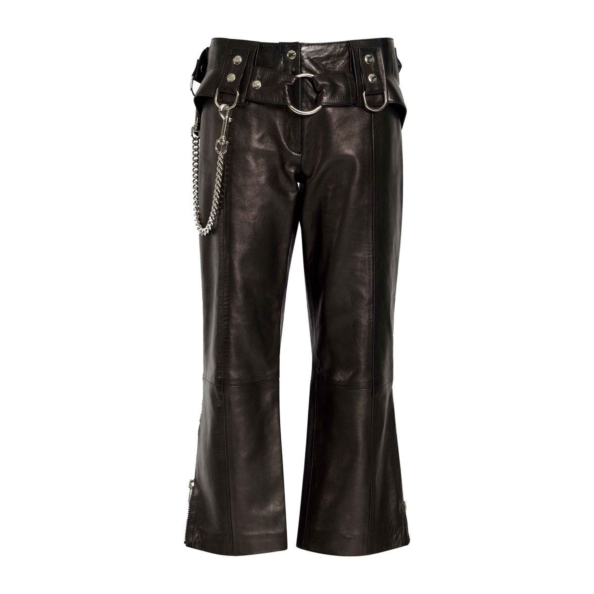 Dolce & Gabbana DOLCE & GABBANA LEATHER BONDAGE CAPRI Size 28" / US 6 / IT 42 - 1 Thumbnail