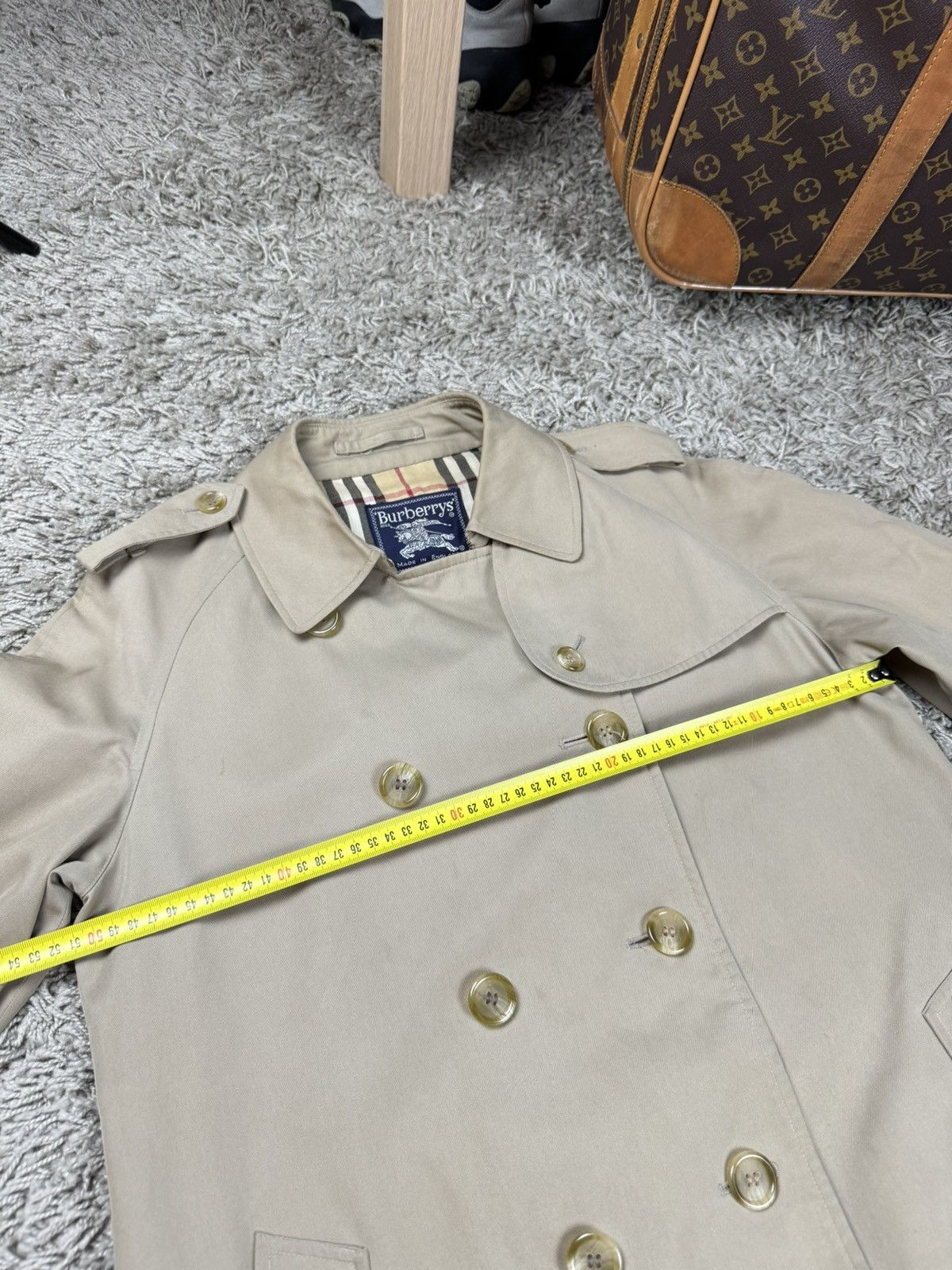 Burberry × Vintage Vintage trench coat Burberry original luxury streetwear item Size M / US 6-8 / IT 42-44 - 7 Thumbnail