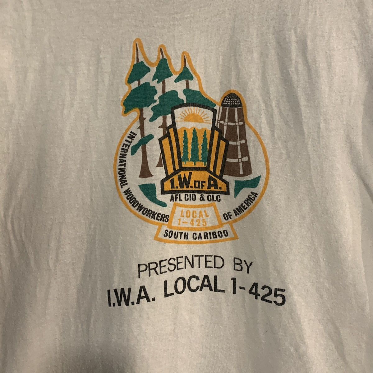 Japanese Brand × Vintage Vintage 70s International Woodworkers Association T Shirt Size US S / EU 44-46 / 1 - 3 Thumbnail