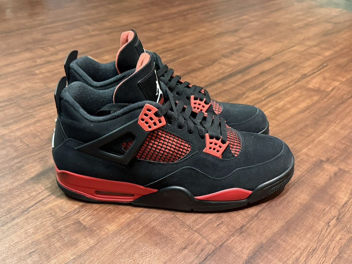 Nike Nike Air Jordan Retro 4 “Red Thunder” Size 14 Size US 14 / EU 47 - 1 Thumbnail