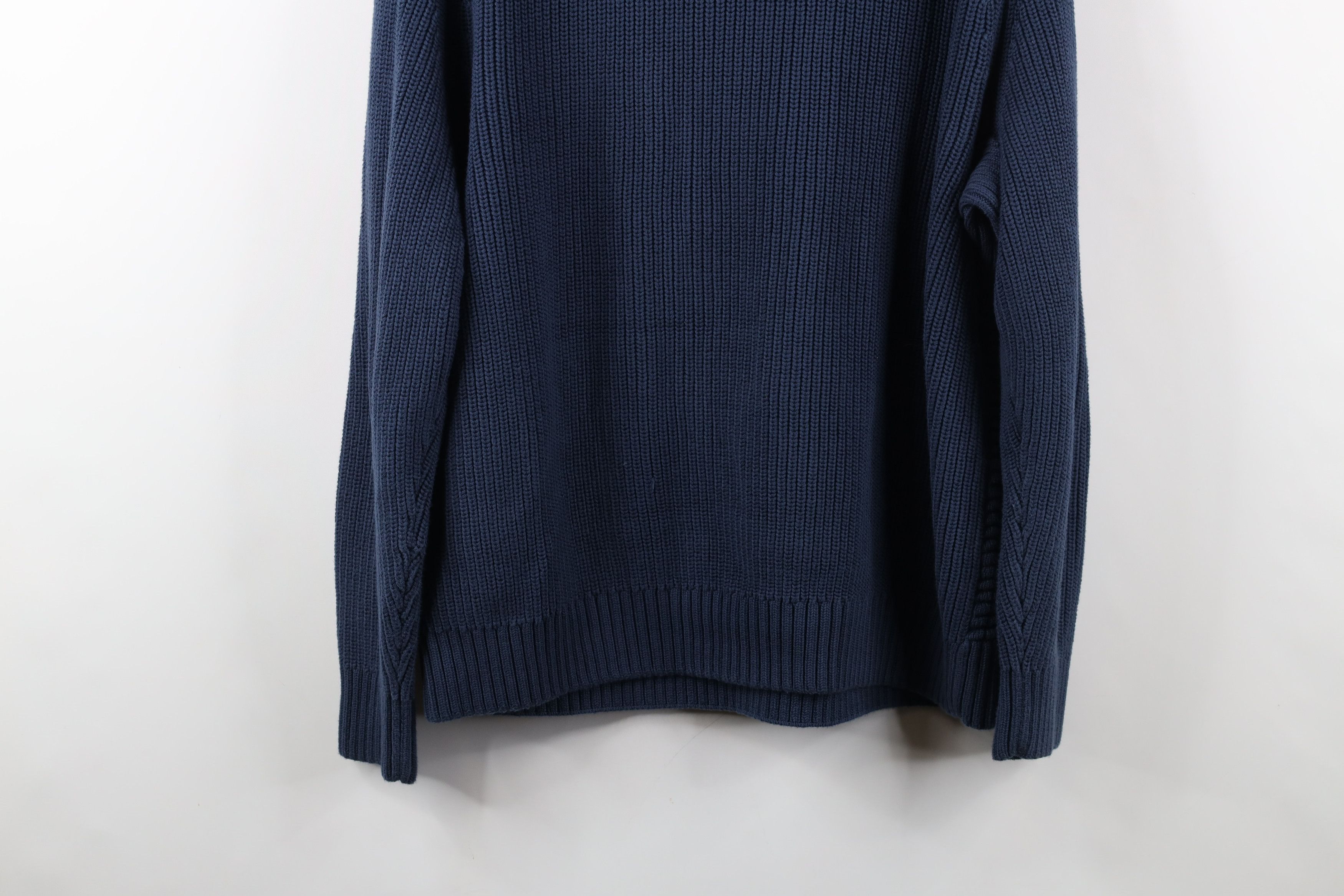 Duluth Trading Company × Vintage Duluth Trading Co Burly Retirement Button Mock Neck Sweater Size US L / EU 52-54 / 3 - 11 Thumbnail