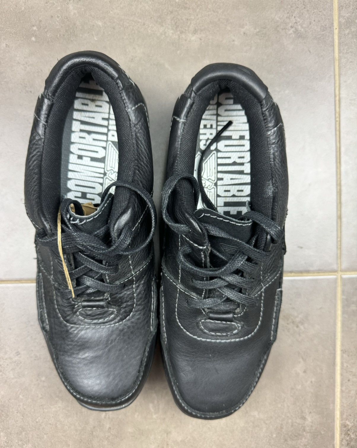 Japanese Brand Black leather Rivers boots S 9.5 Phylon Sole Size US 9.5 / EU 42-43 - 2 Thumbnail