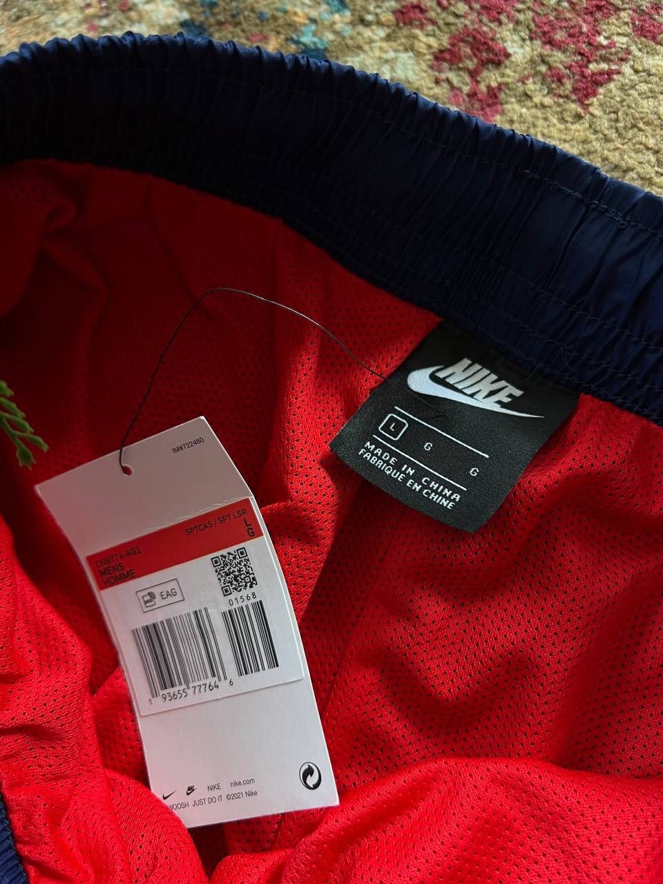 Nike × Vintage 🫐 NIKE TRACK PANTS RETRO BAGGY Y2K SWOOSH LOGO 90’s Size US 33 - 3 Thumbnail