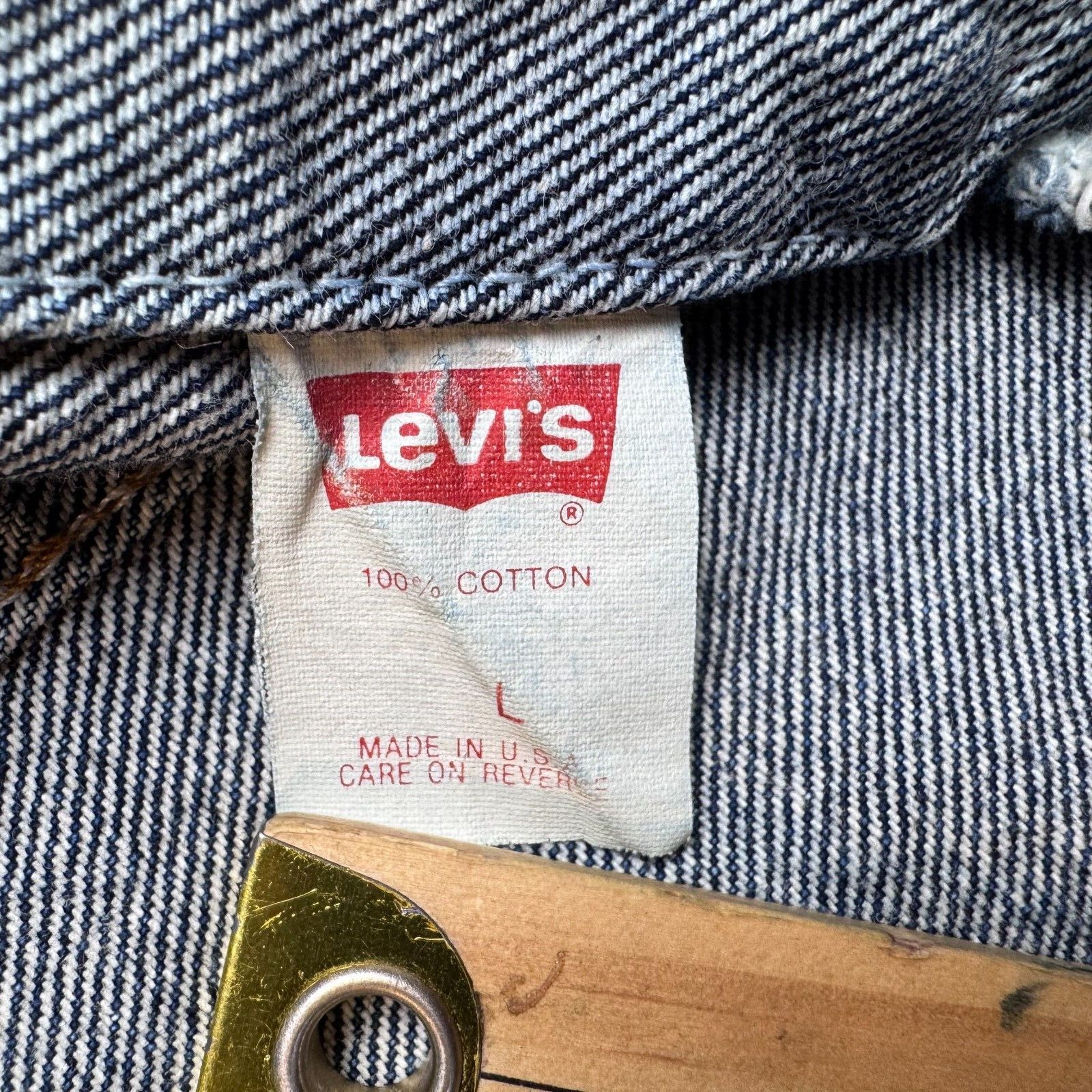 Levi's × Levi's Vintage Clothing × Vintage Levi's Jean Jacket Large 70507 0227 Made in USA Size US L / EU 52-54 / 3 - 8 Thumbnail