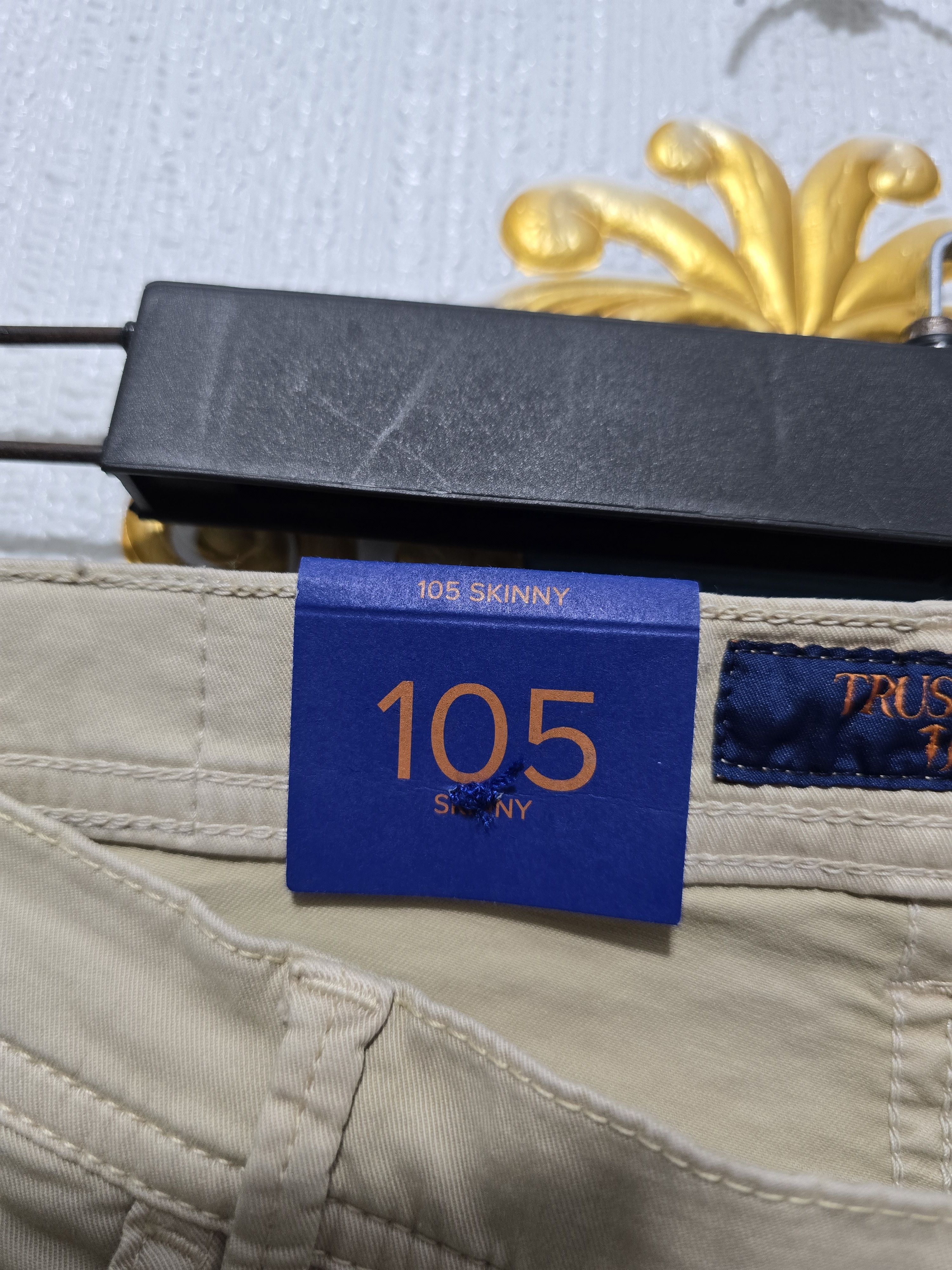 Trussardi TRUSSARDI pants 105 skinny new with TAGS Size 31" - 3 Thumbnail