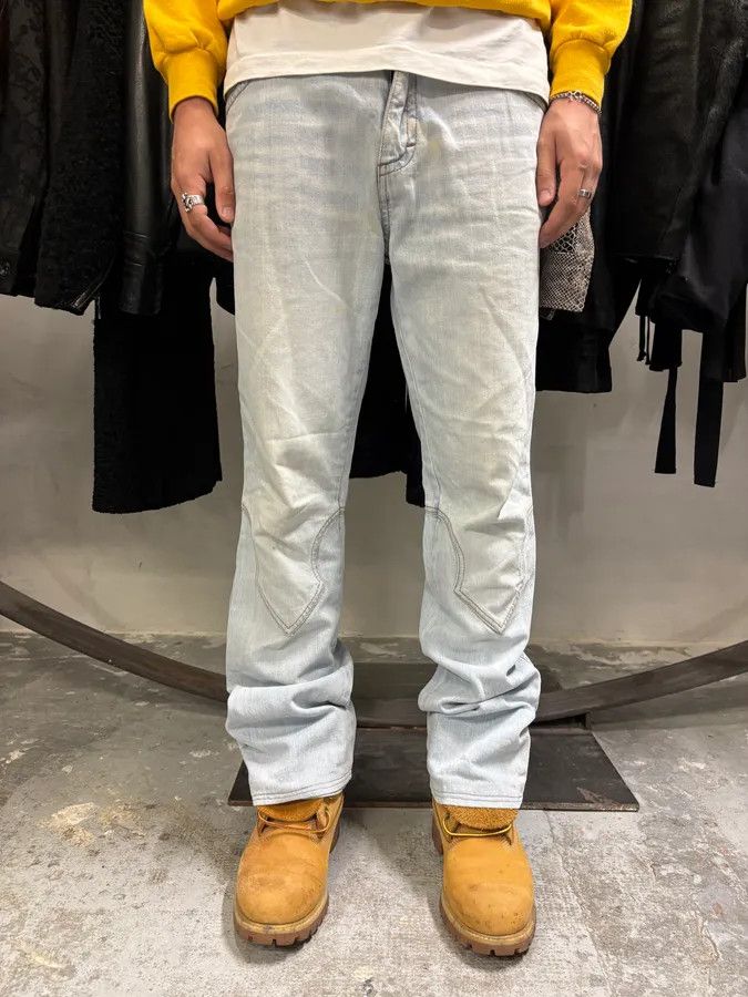 Roberto Cavalli AW2000 Roberto Cavalli Blue Denim Royal Bootcut Jeans Size US 33 - 2 Thumbnail