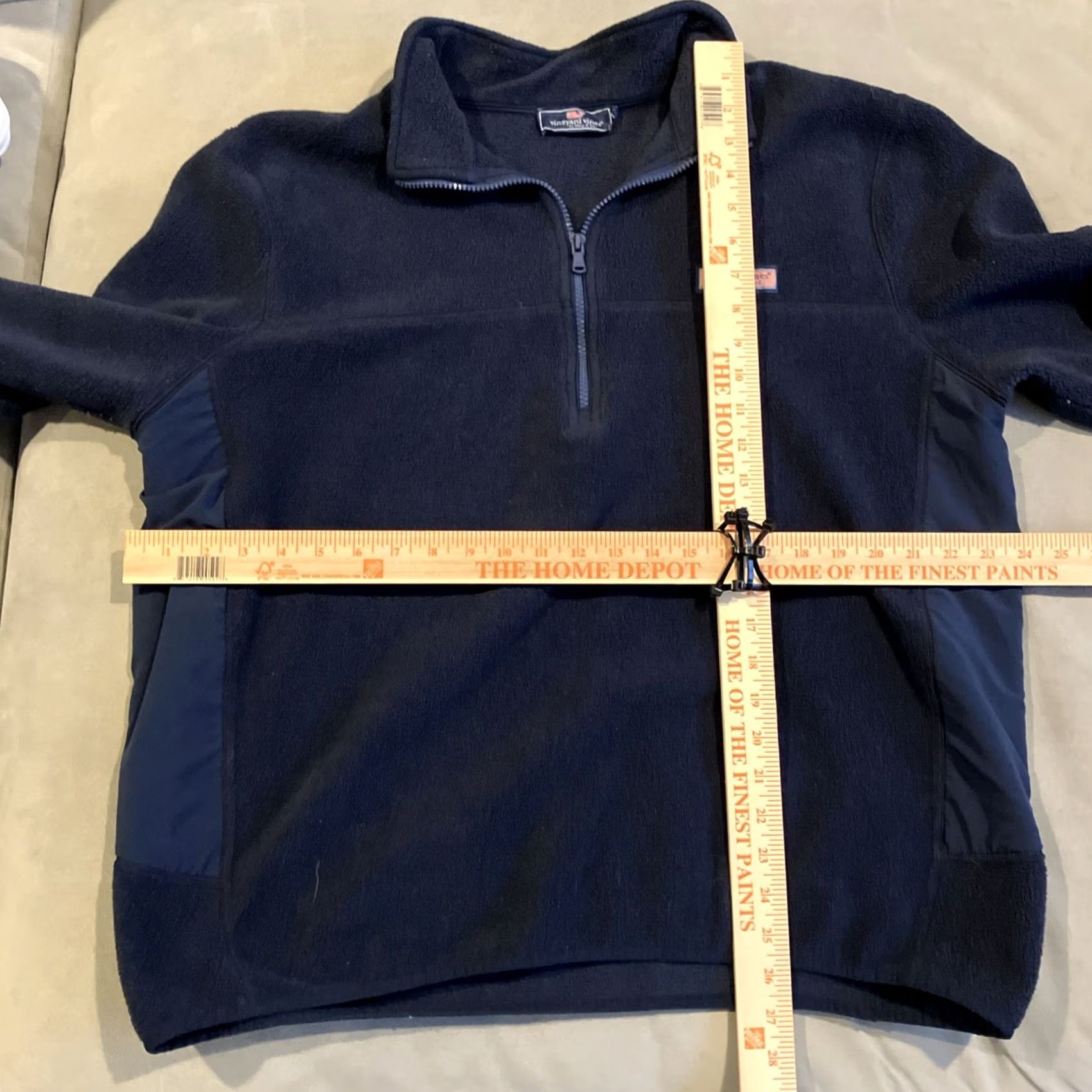Vineyard Vines VINEYARD VINES Shirt Pullover Men XL Navy Quarter Zip Fleece Sweater Size US XL / EU 56 / 4 - 4 Thumbnail
