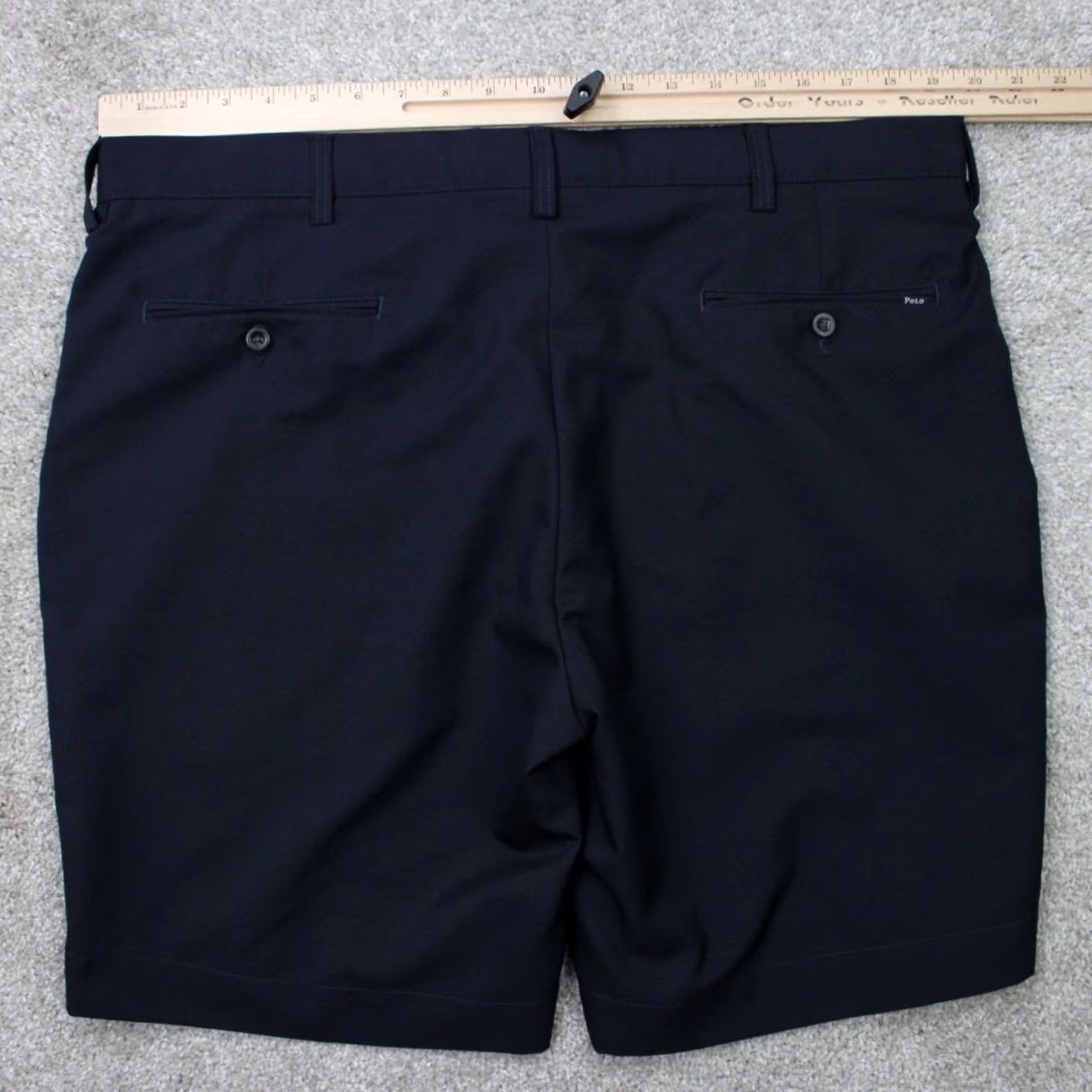 Polo Ralph Lauren Polo Ralph Lauren Shorts Mens 38 Blue Flat Front 9" Inseam 100% Polyester Chino Modern Classic Size US M / EU 48-50 / 2 - 6 Thumbnail
