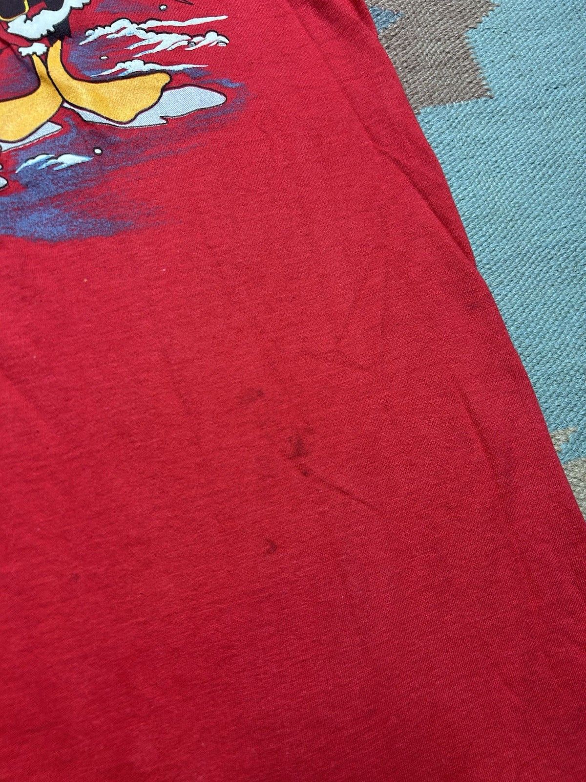 Vintage 90s t shirt looney tunes Christmas holiday distress bugs XXL Size US XXL / EU 58 / 5 - 4 Thumbnail