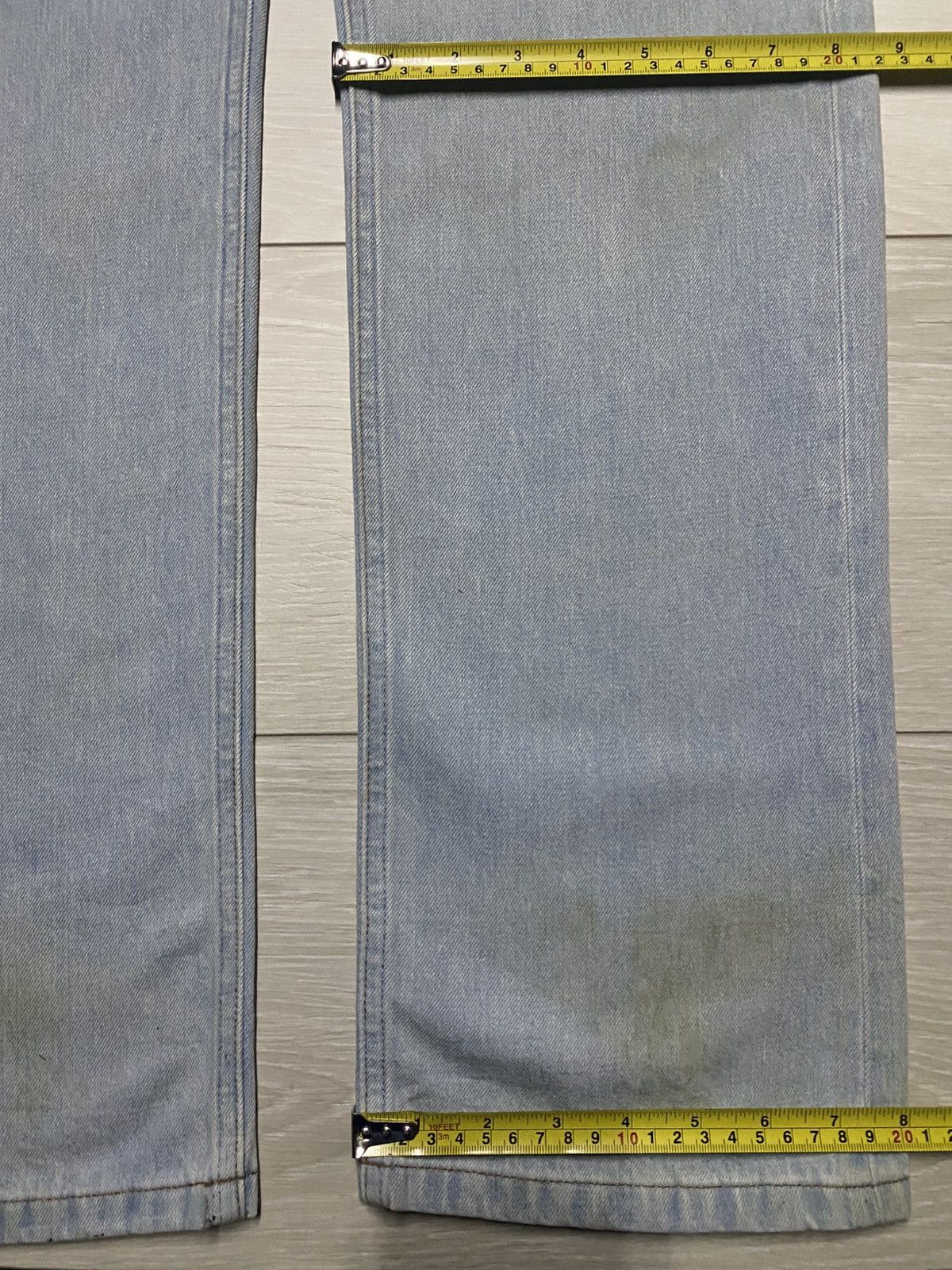 A.P.C. Vintage Apc Reu Madame Paris Light Wash Ripped Jeans Size US 32 / EU 48 - 9 Thumbnail