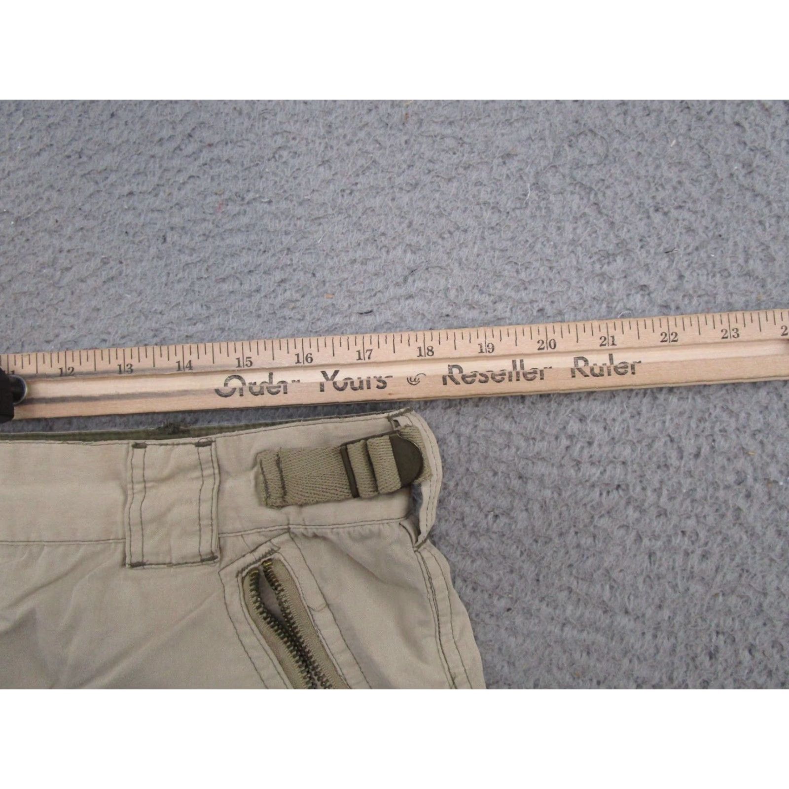 Vintage VINTAGE Urban Pipeline Cargo Shorts Men 36 Beige Pocket Zipper Read Jeans/Shorts? (Wait) Size US 36 / EU 52 - 5 Thumbnail