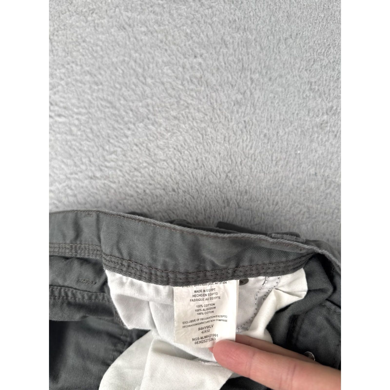 Wrangler Wrangler Workwear Pants Mens 44x32 Gray Carpenter Utility Cargo Cotton Twill Size US 44 / EU 60 - 6 Thumbnail