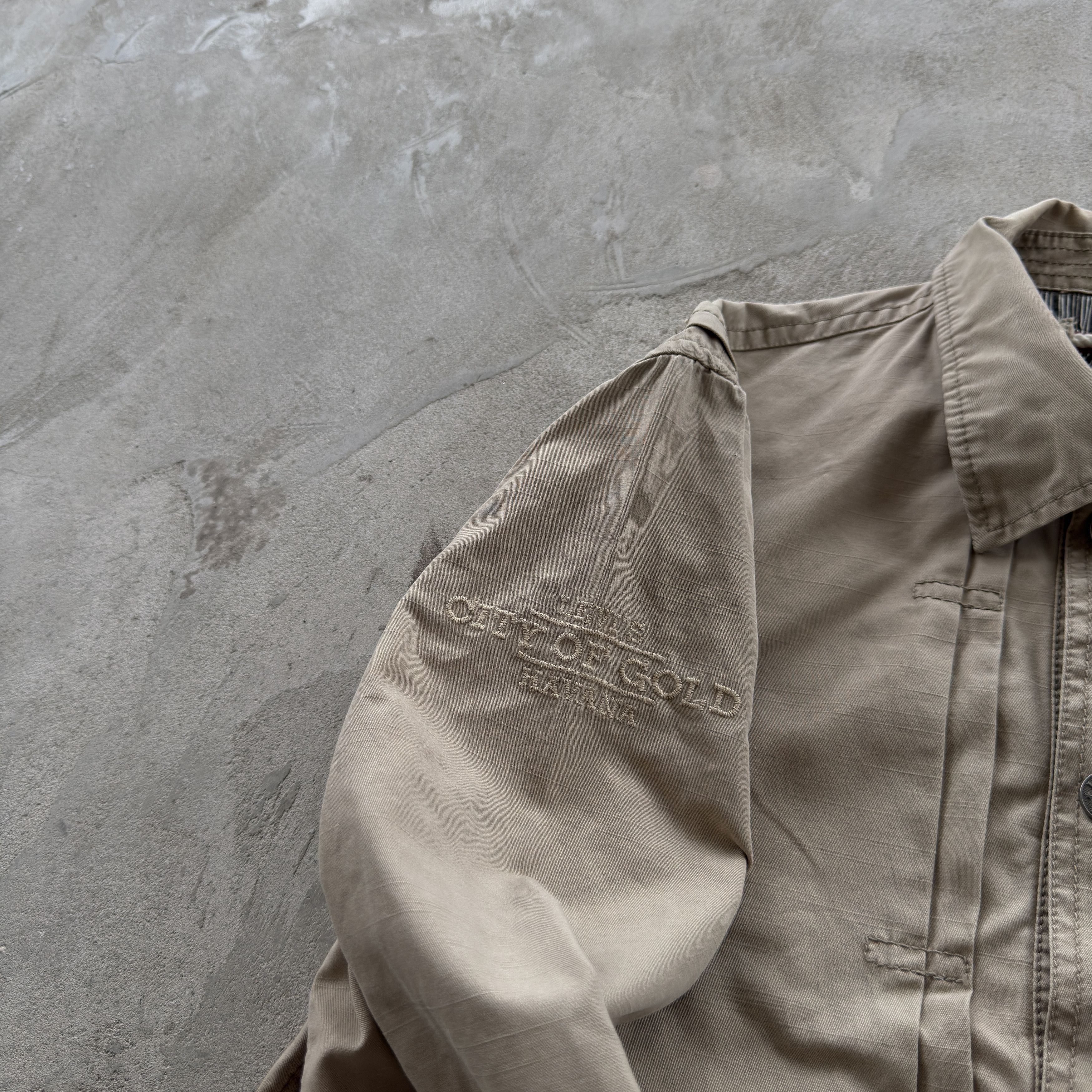 Levi's Levis Havana Military Type 3 Trucker Jacket Beige Tan L Size US L / EU 52-54 / 3 - 5 Thumbnail