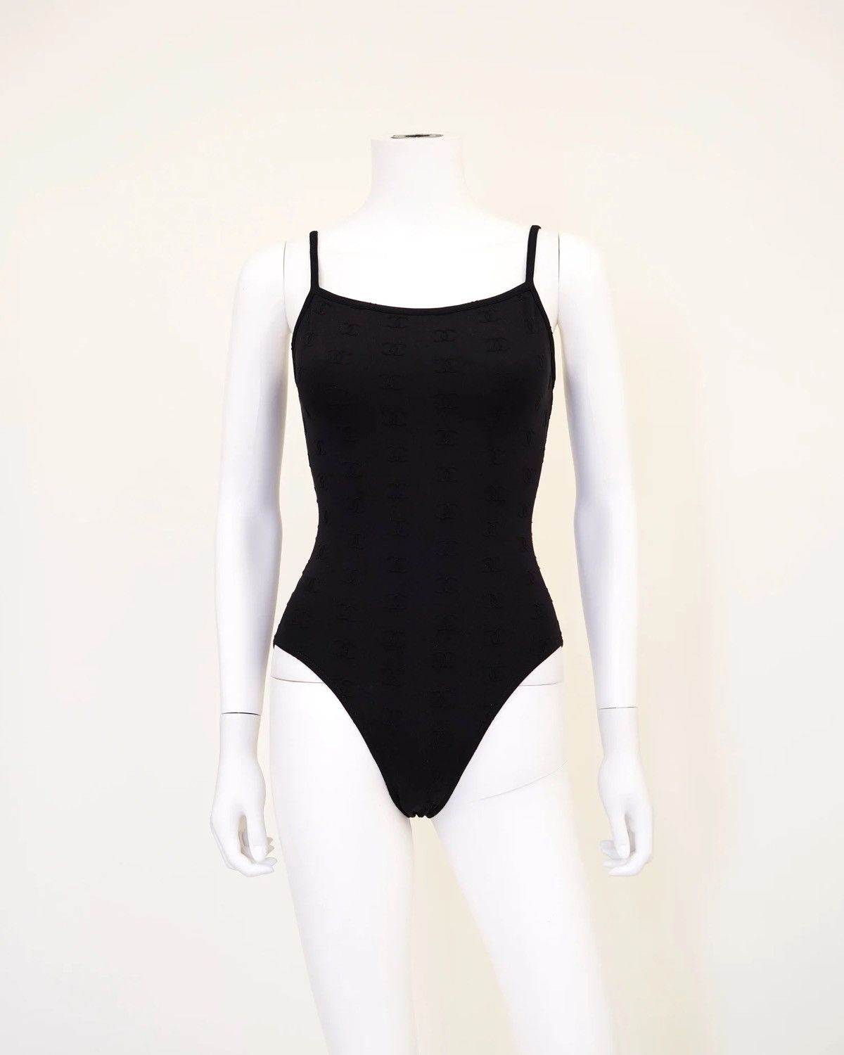 Chanel Chanel Black CC Logo One-Piece Size M / US 6-8 / IT 42-44 - 2 Thumbnail