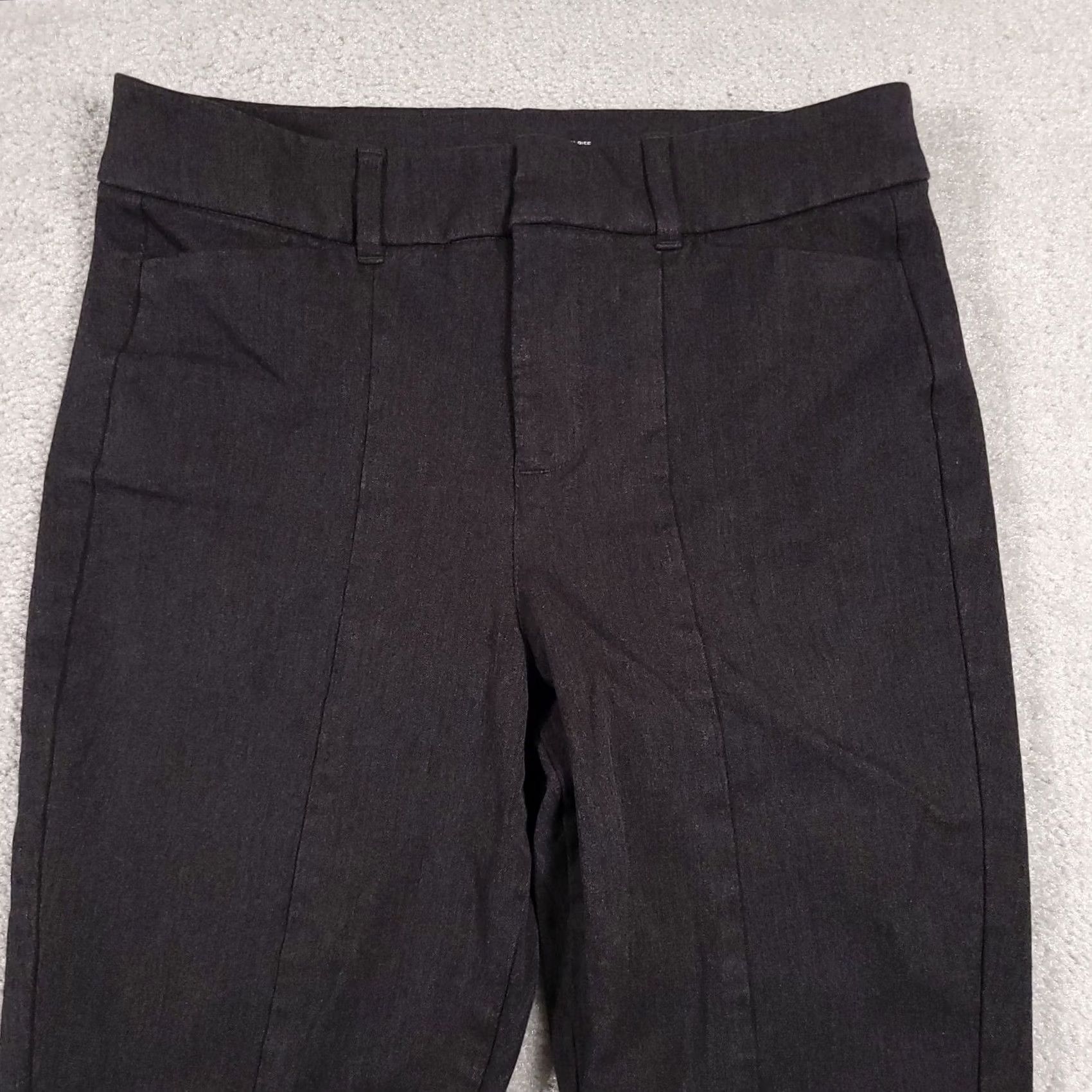 Old Navy Old Navy Pixie Split Hem Pants Women's 4 Gray Stretch Slim Mid Rise Ankle Pants Size 27" / US 4 / IT 40 - 3 Thumbnail