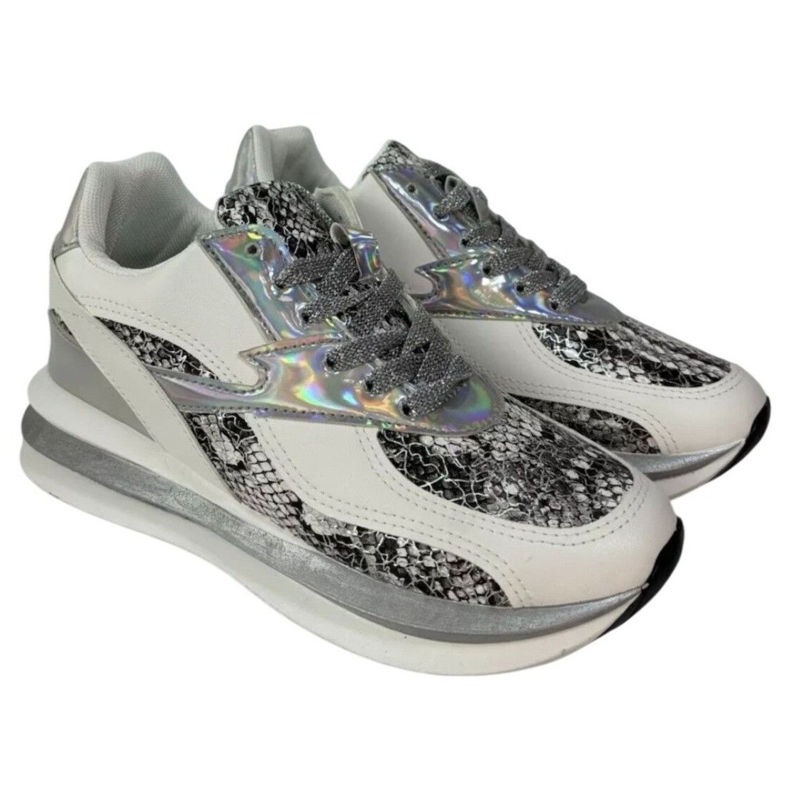 Other UNILADY / Franky-2 / Sneaker / Reflective & Snakeskin / Patt Size US 9 / IT 39 - 1 Thumbnail