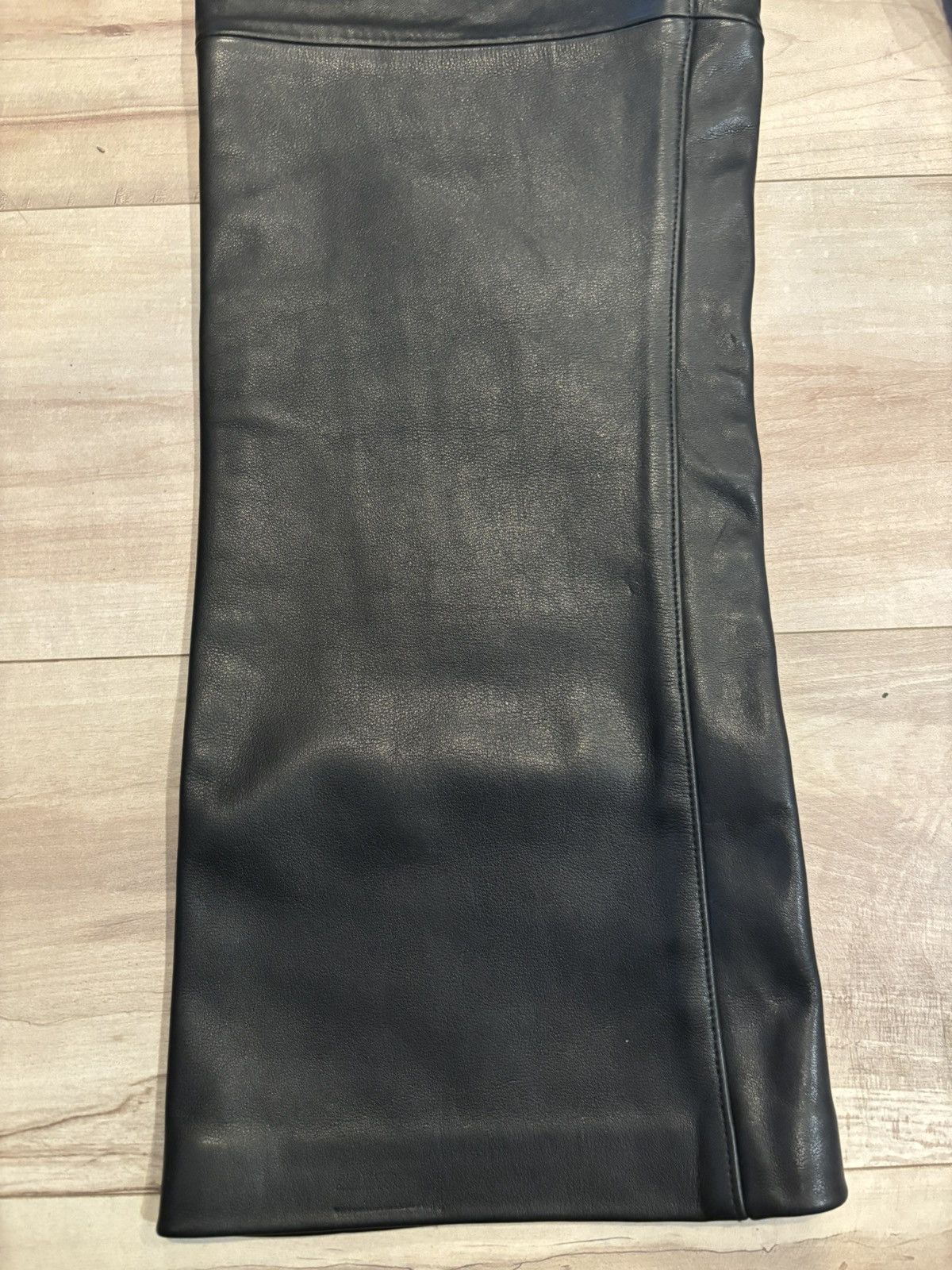 Doublet Doublet ITA black Leather Trousers 11/12 Size US 36 / EU 52 - 3 Thumbnail