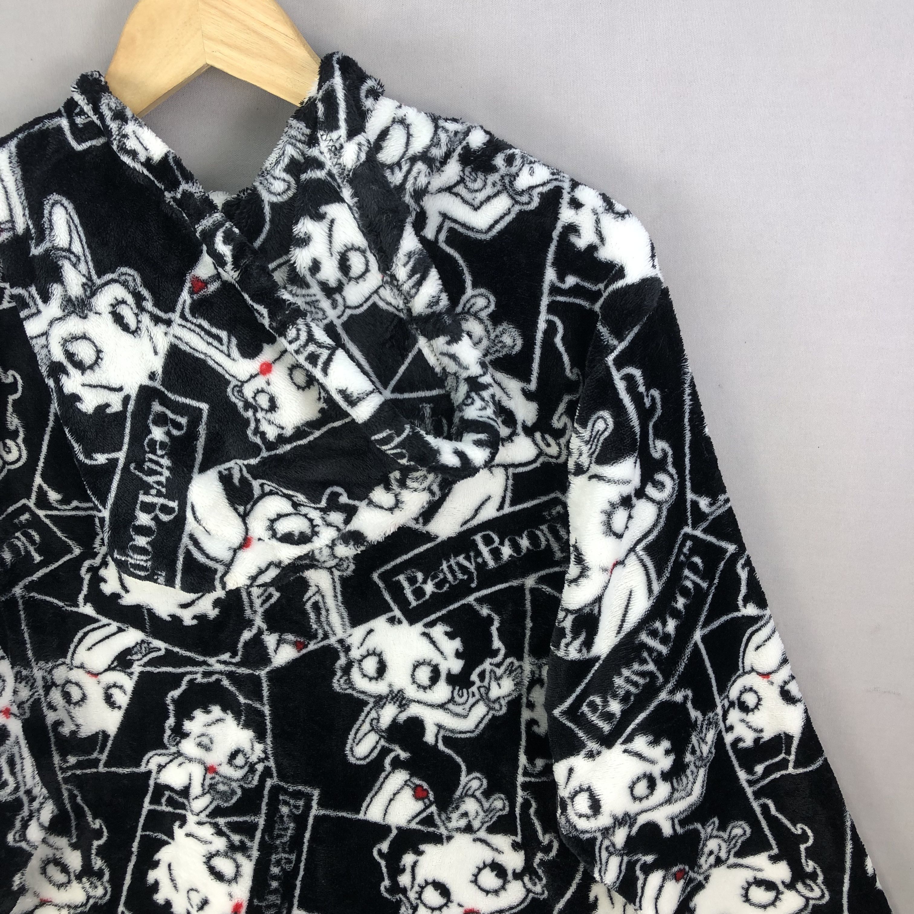 Hysteric Glamour All Over Print Betty Boop Fleece Hooded Jacket Size US S / EU 44-46 / 1 - 6 Thumbnail