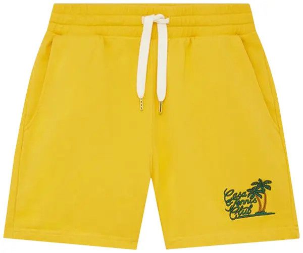 Casablanca o1mle0326 Embroidered Sweatshort Casa Tennis Club in Yellow Size US 28 / EU 44 - 1 Thumbnail