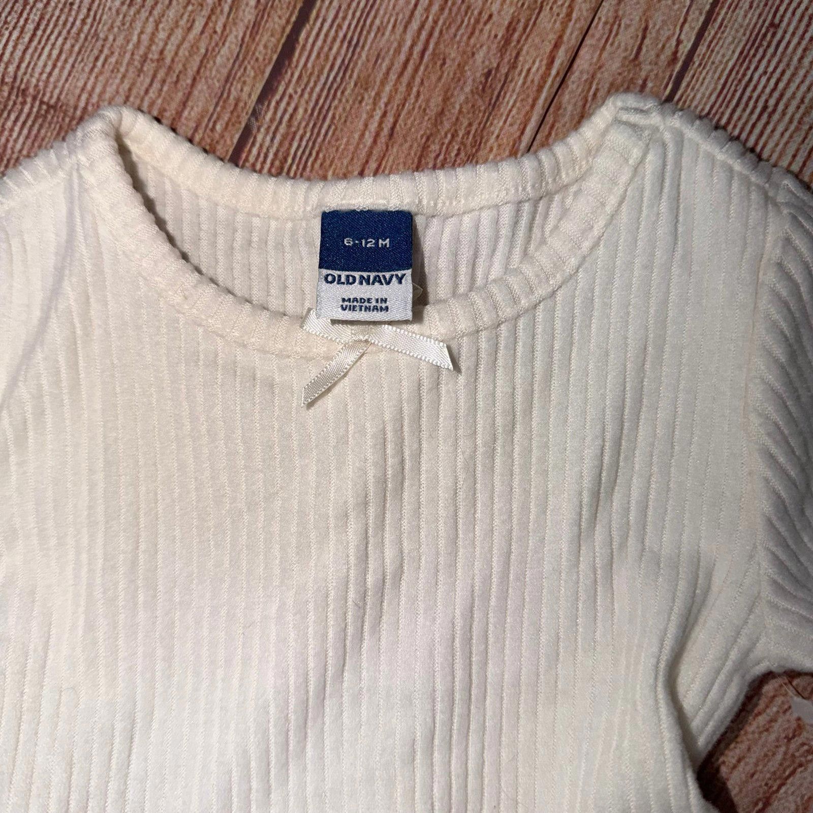 Old Navy Old Navy Baby Girls' Long Sleeve Dress 6-12 Months NWT Size ONE SIZE - 4 Thumbnail