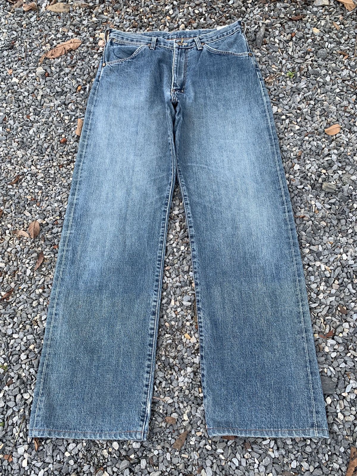 Kapital VINTAGE WRANGLER SELVEDGE BAGGY WESTERN FADED DENIM Size US 31 - 4 Thumbnail