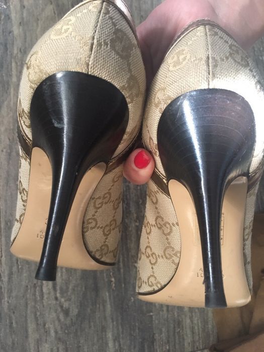 Gucci Gucci GG Monogram Canvas Heels shoes Size US 8 / IT 38 - 3 Thumbnail