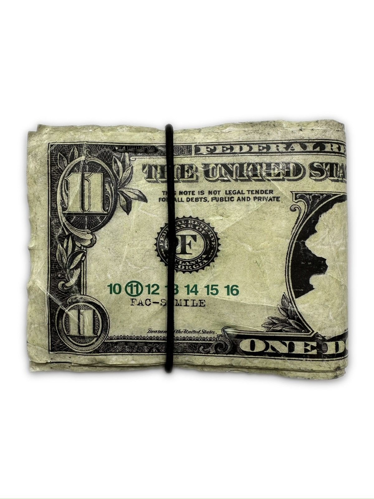 Maison Margiela SS08 Maison Margiela ‘$11 Bill’ Leather Bifold Wallet Size ONE SIZE - 5 Thumbnail