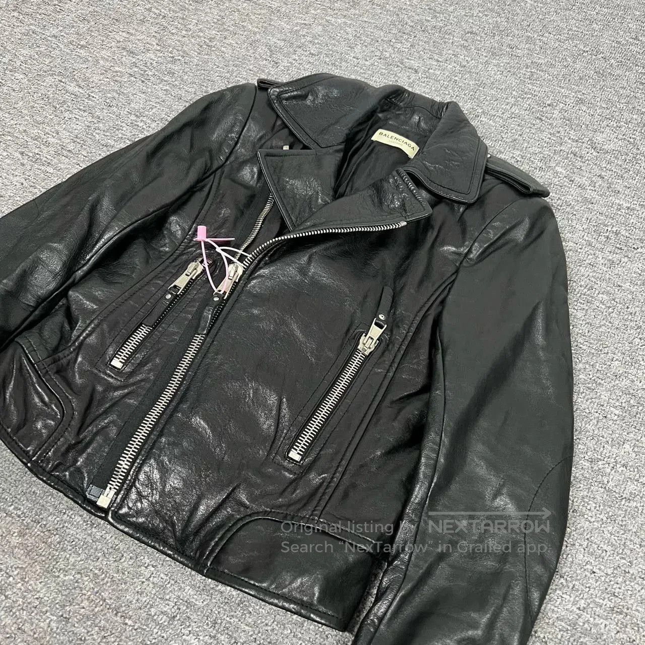 Balenciaga Balenciaga Classic Slouchy Sleeve Biker Jacket. Size XS / US 0-2 / IT 36-38 - 3 Thumbnail