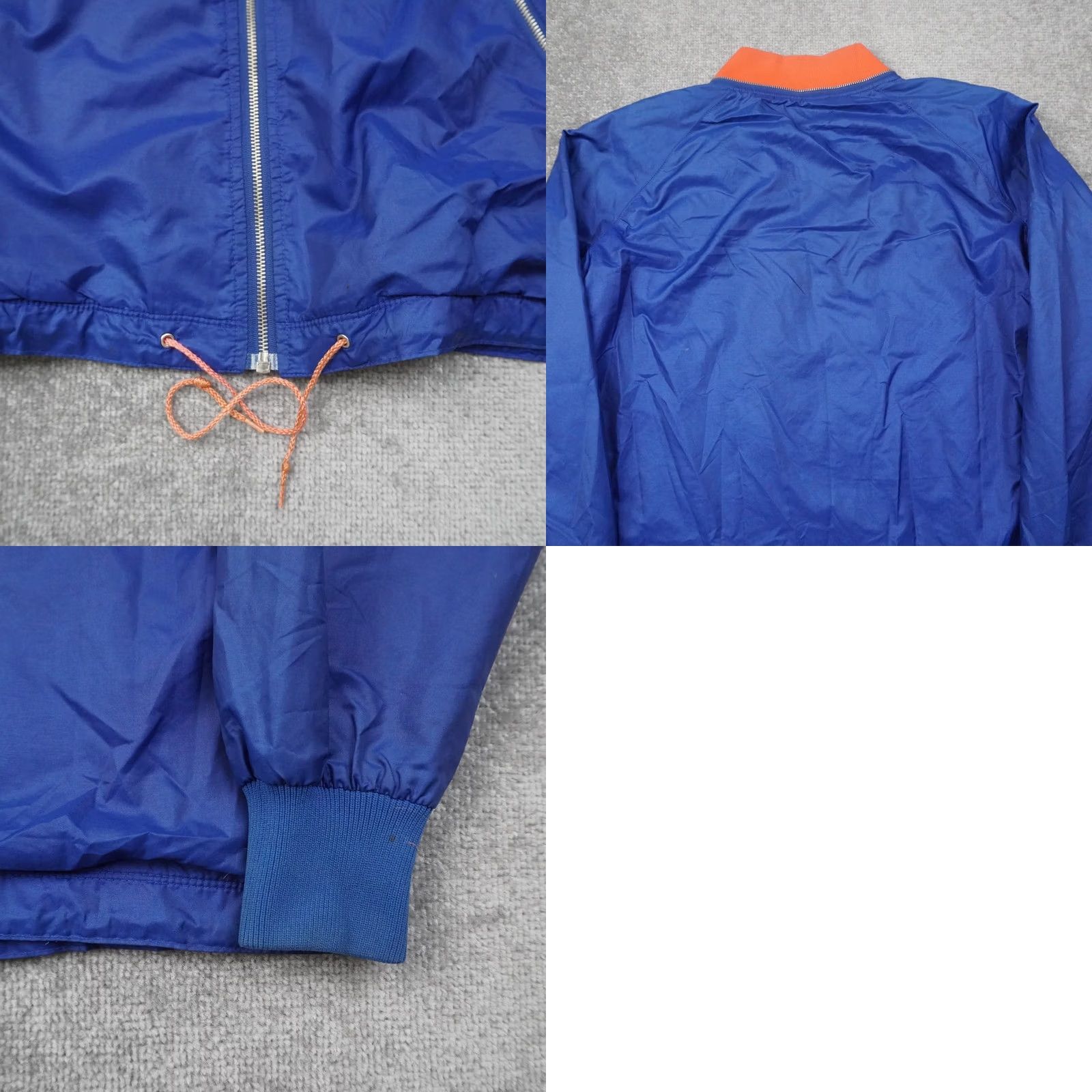 Vintage VINTAGE HEAD Full Zip Mens Large Blue Satin Bomber Jacket Size US L / EU 52-54 / 3 - 9 Thumbnail